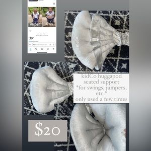 seated support, huggapod